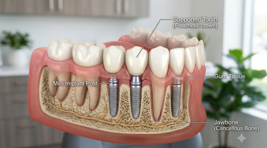 Mini Dental Implants : Solution for Missing Teeth