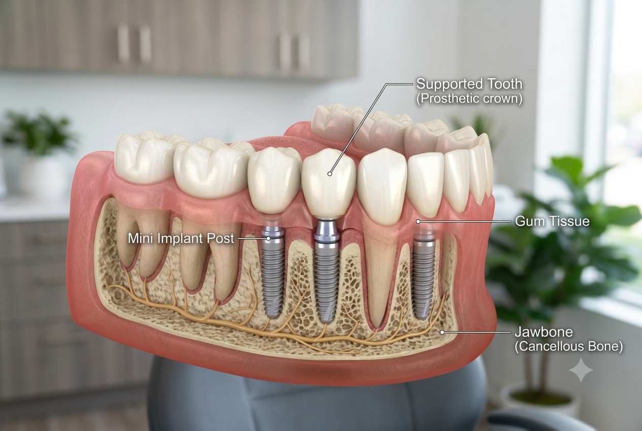 Mini dental implants
